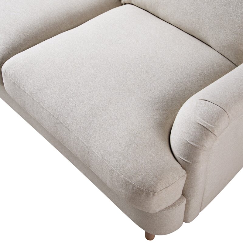 Daphnis Oatmeal Fabric Sofa, 2-Seater - Image 11