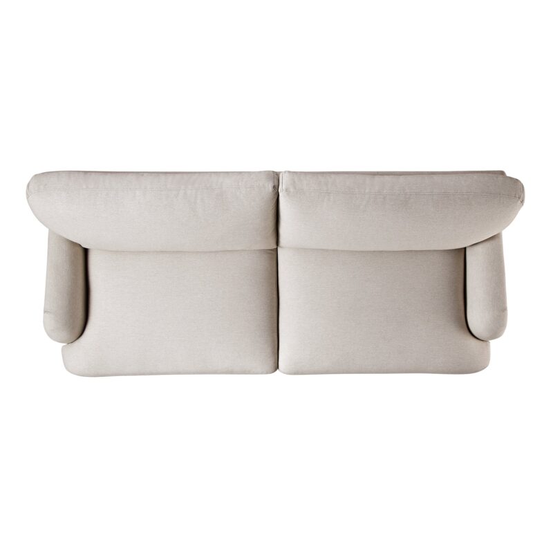 Daphnis Oatmeal Fabric Sofa, 3-Seater - Image 8