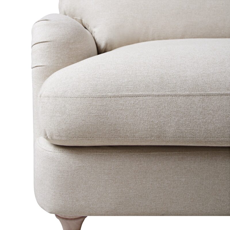 Daphnis Oatmeal Fabric Sofa, 3-Seater - Image 11