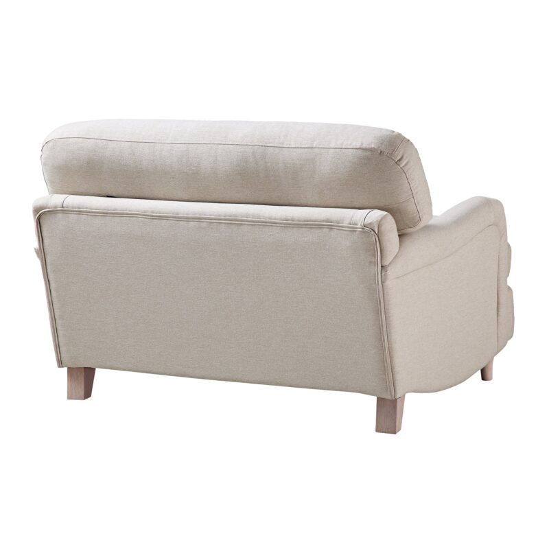 Daphnis Oatmeal Fabric Sofa, Loveseat - Image 9
