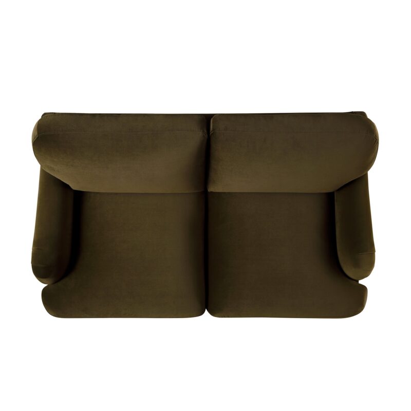 Daphnis Seaweed Velvet Sofa, 2-Seater - Image 8