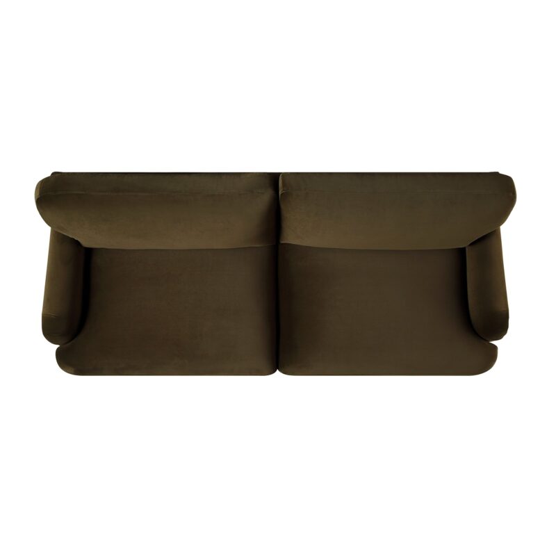 Daphnis Seaweed Velvet Sofa, 3-Seater - Image 10