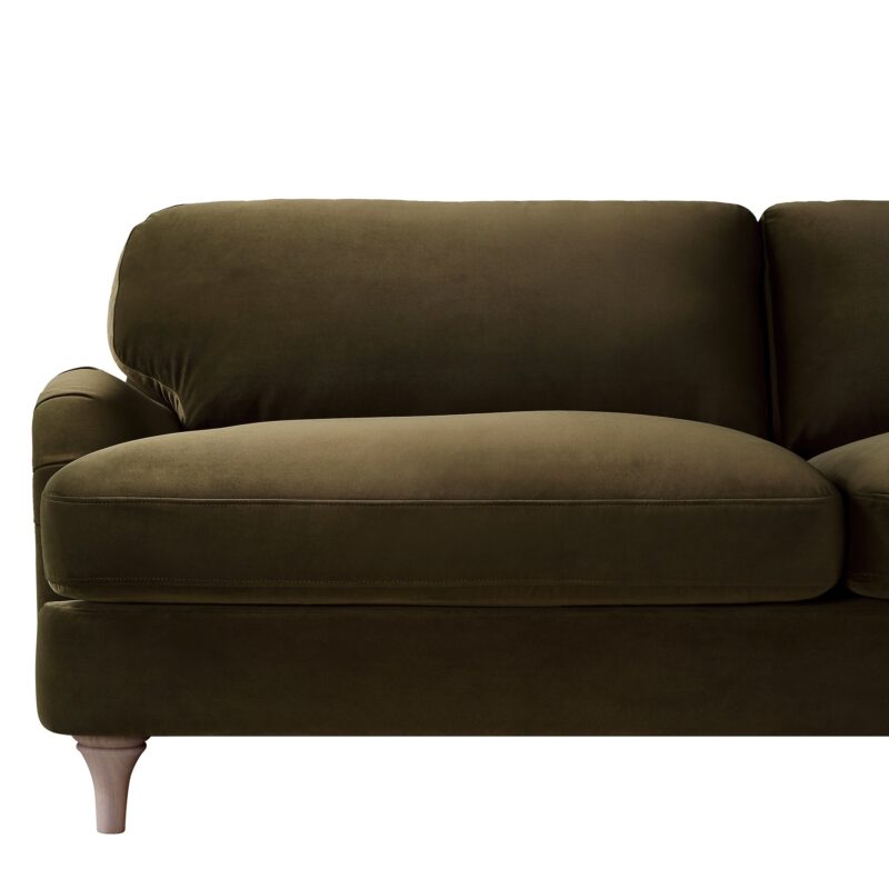 Daphnis Seaweed Velvet Sofa, 3-Seater - Image 12