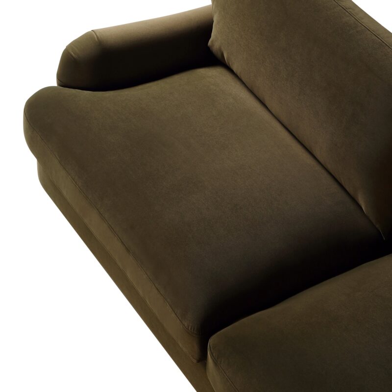 Daphnis Seaweed Velvet Sofa, 3-Seater - Image 13
