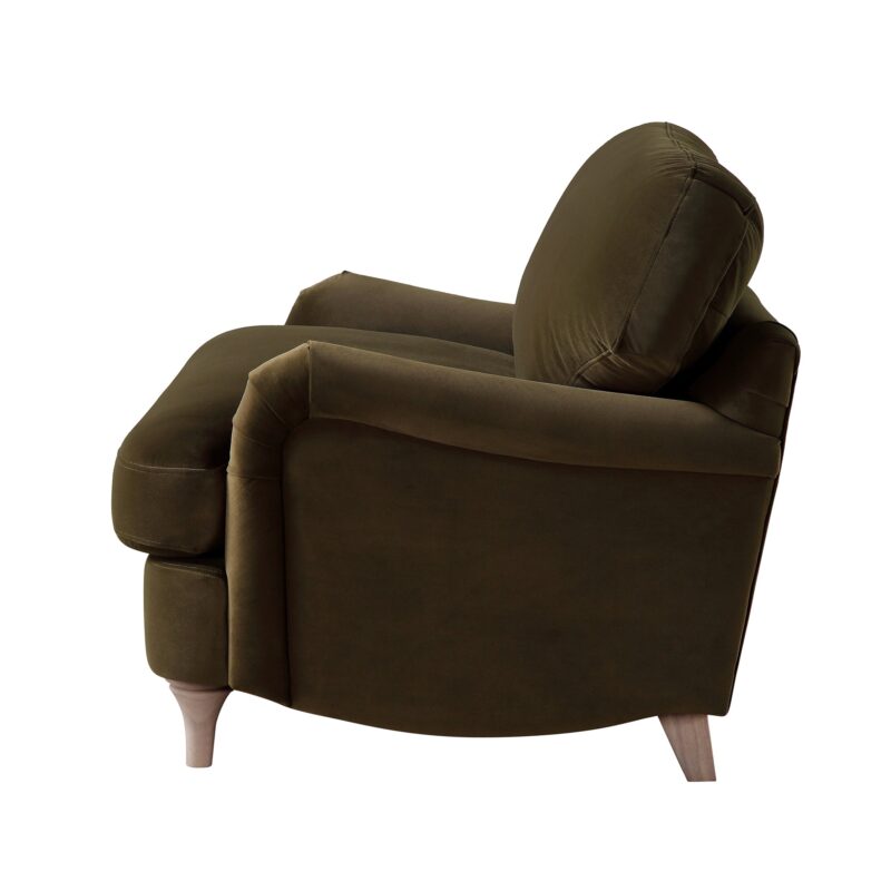 Daphnis Seaweed Velvet Sofa, Loveseat - Image 7