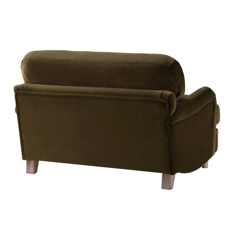 Daphnis Seaweed Velvet Sofa, Loveseat - Image 9
