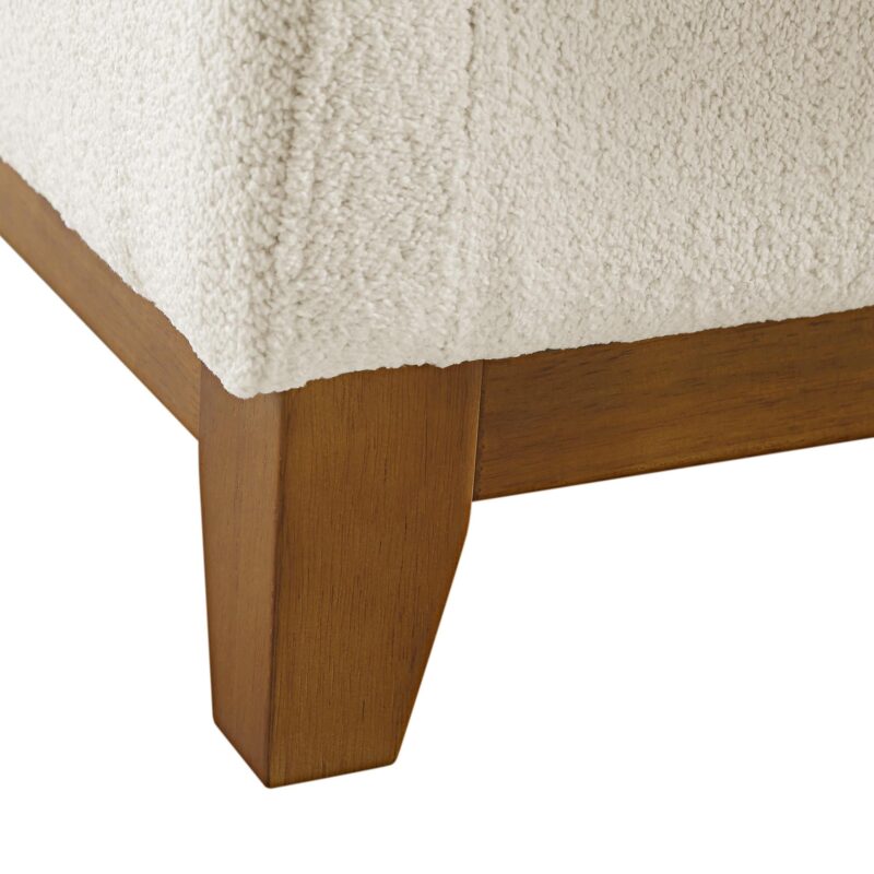 Dipley Beige Boucle Fabric Grande Corner Sofa - Image 14