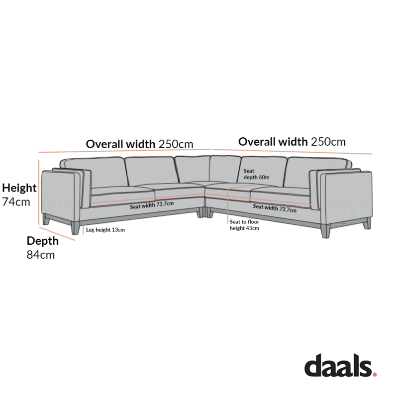 Dipley Sage Woven Fabric Grande Corner Sofa - Image 8