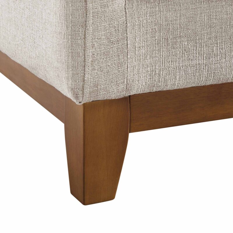 Dipley Oatmeal Woven Fabric Grande Corner Sofa - Image 13