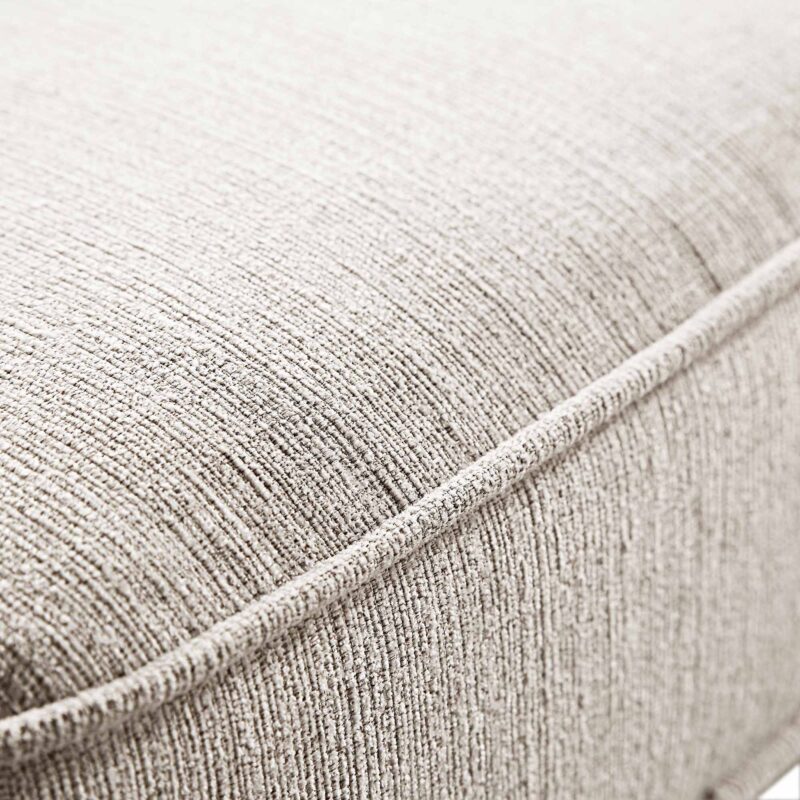 Dipley Oatmeal Woven Fabric Grande Corner Sofa - Image 14