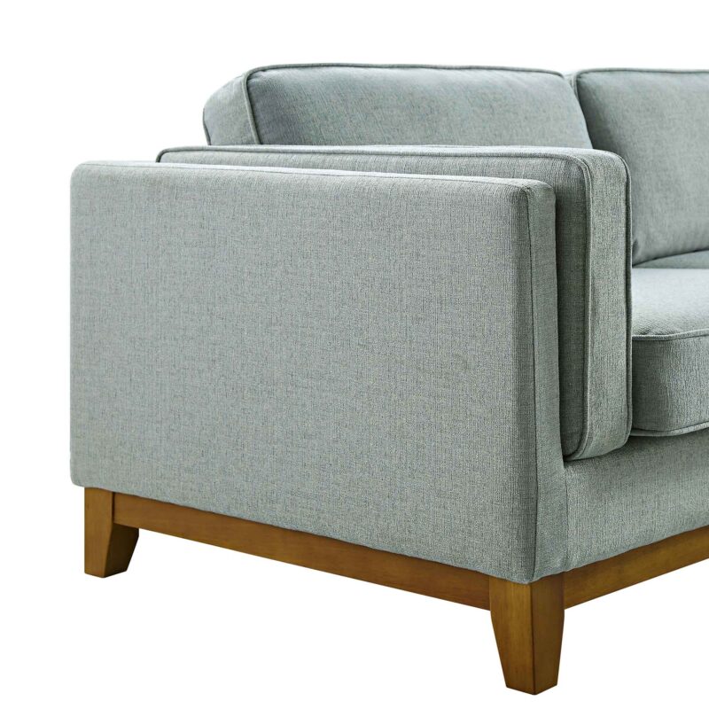 Dipley Sage Woven Fabric Grande Corner Sofa - Image 12