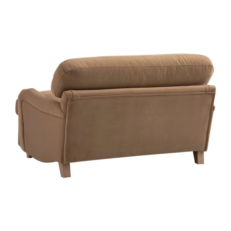 Daphnis Camel Velvet Sofa Bed, Loveseat - Image 17