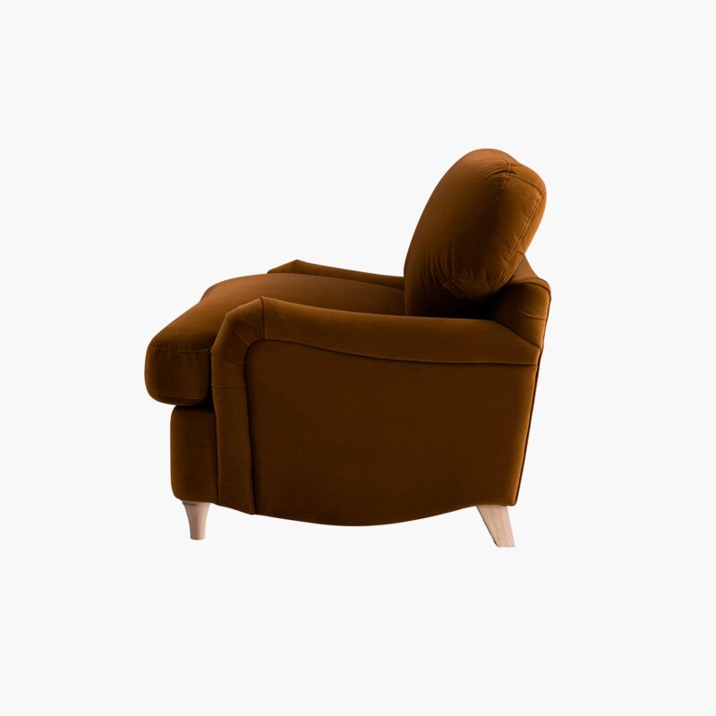 Daphnis Cinnamon Velvet Sofa Bed, Loveseat - Image 17