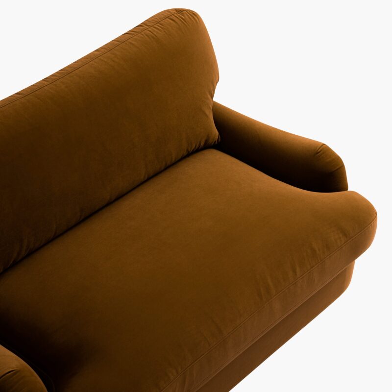 Daphnis Cinnamon Velvet Sofa Bed, Loveseat - Image 20