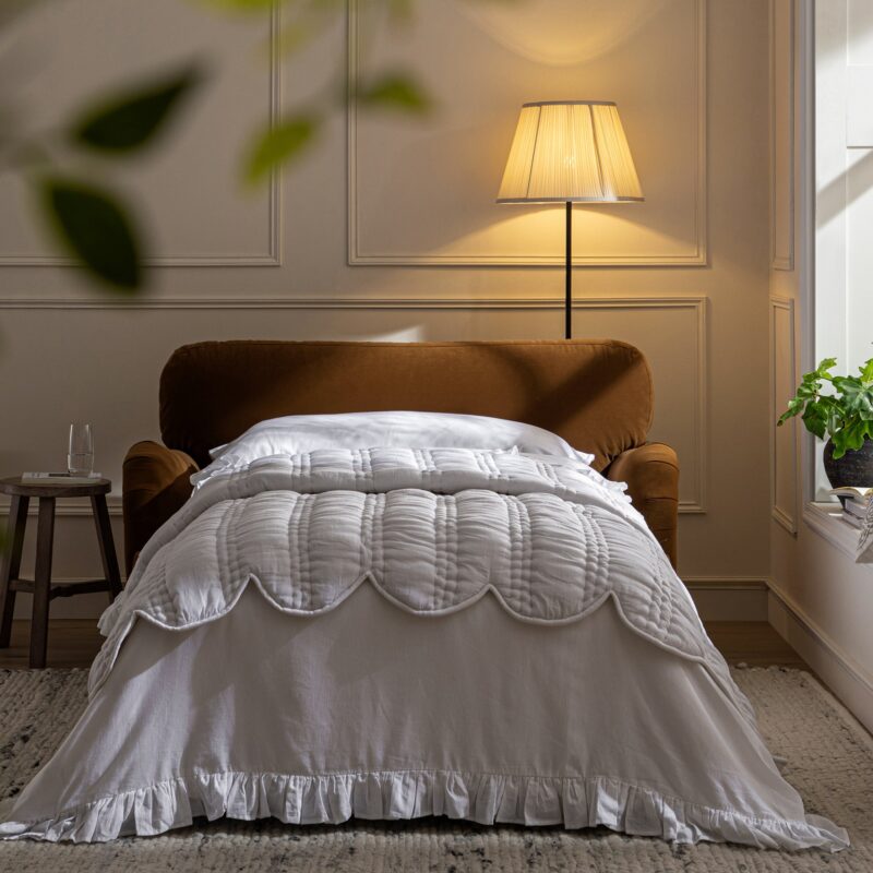Daphnis Cinnamon Velvet Sofa Bed, Loveseat - Image 3