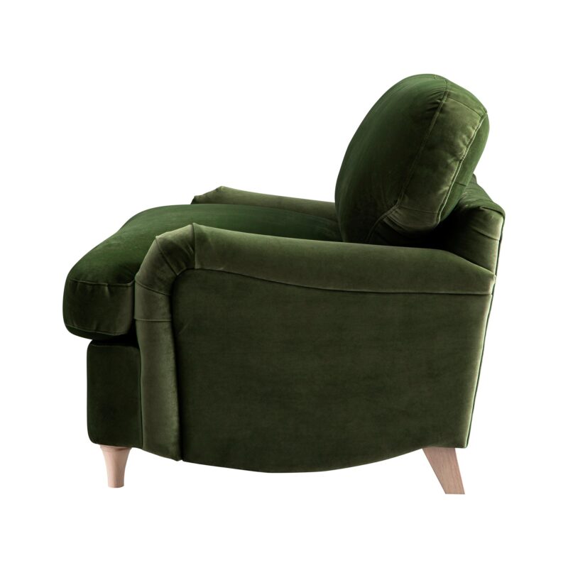 Daphnis Fern Green Velvet Sofa Bed, Loveseat - Image 7