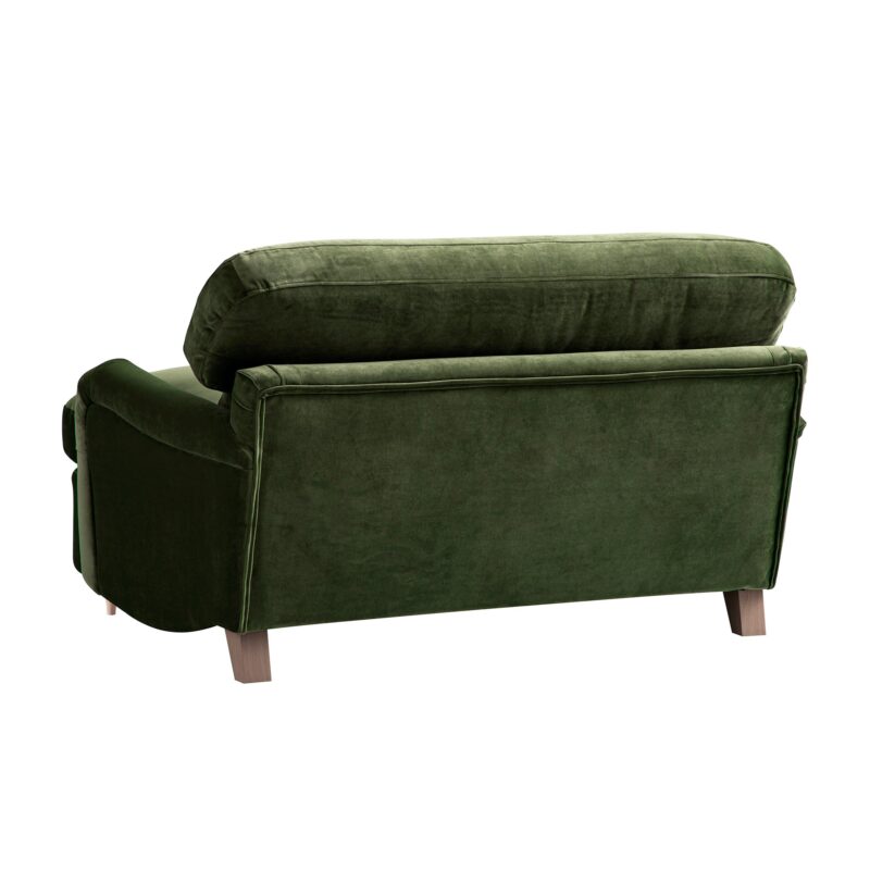 Daphnis Fern Green Velvet Sofa Bed, Loveseat - Image 8