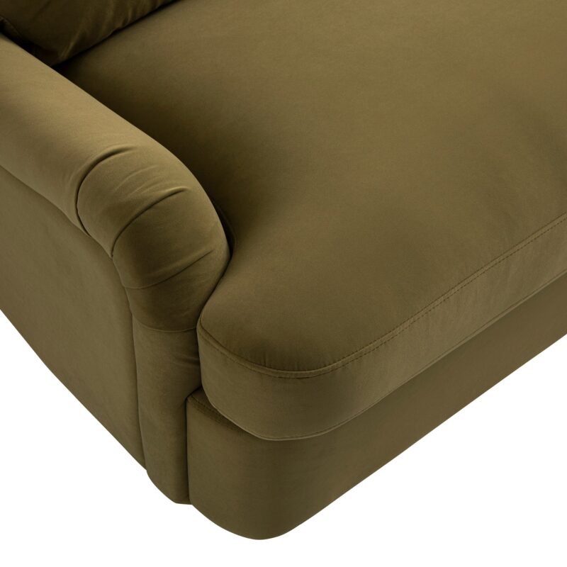 Daphnis Fudge Velvet Sofa Bed, Large 3-Seater - Image 19