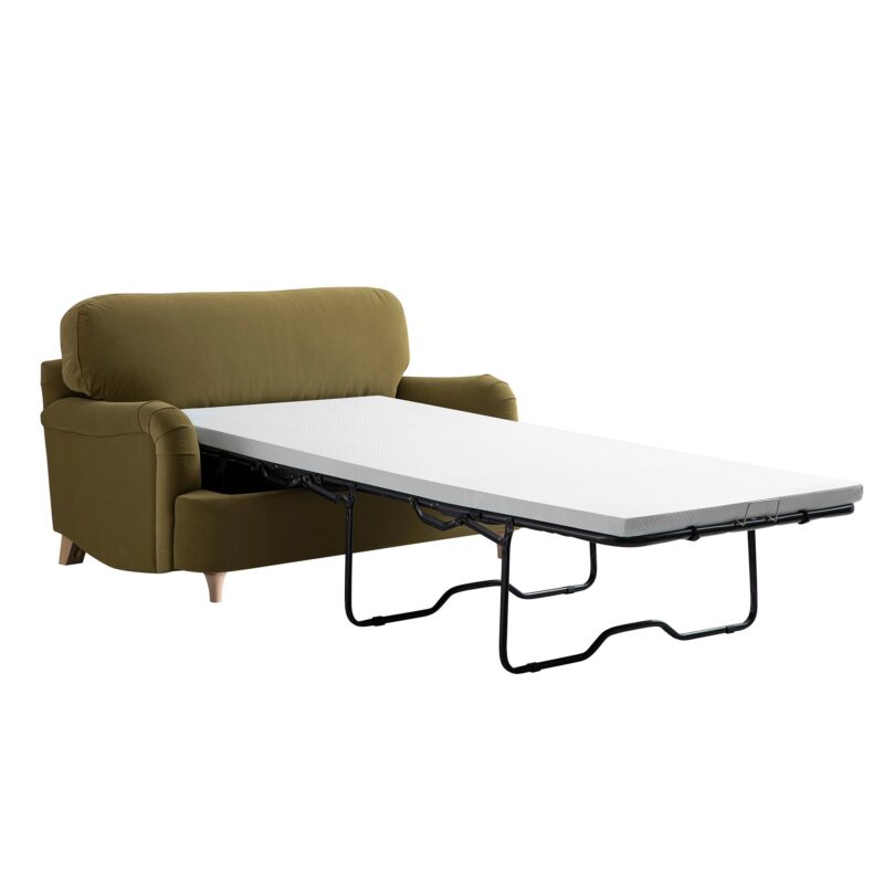 Daphnis Fudge Velvet Sofa Bed, Loveseat - Image 2