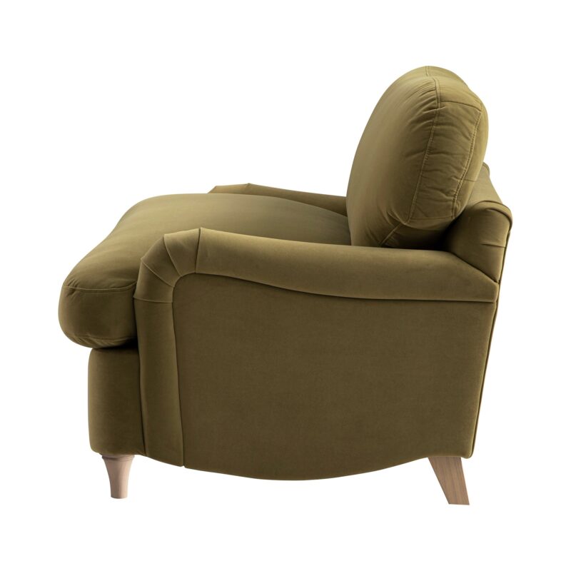 Daphnis Fudge Velvet Sofa Bed, Loveseat - Image 8