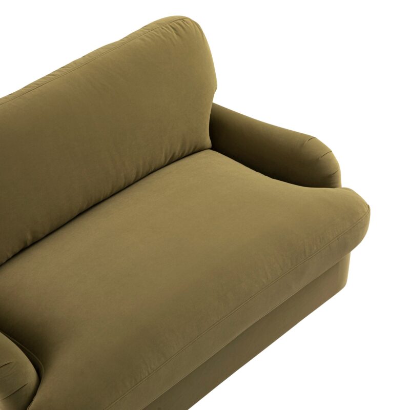 Daphnis Fudge Velvet Sofa Bed, Loveseat - Image 11