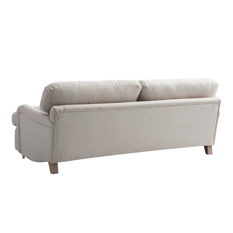 Daphnis Oatmeal Fabric Sofa Bed, Large 3-Seater - Image 17