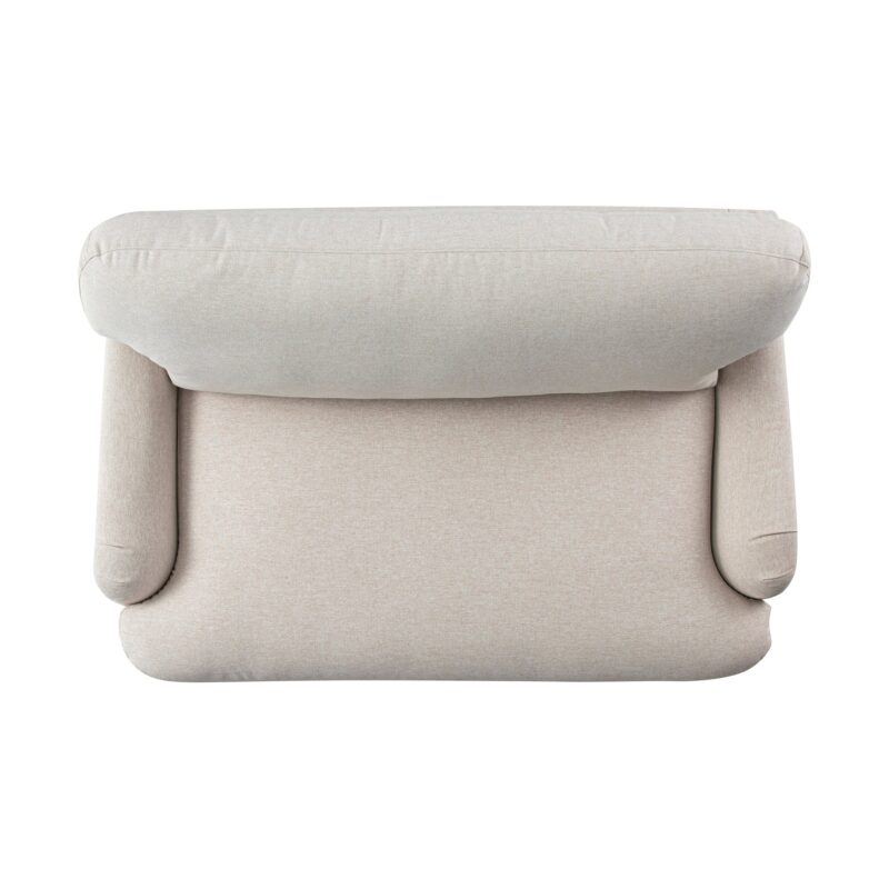 Daphnis Oatmeal Fabric Sofa Bed, Loveseat - Image 15