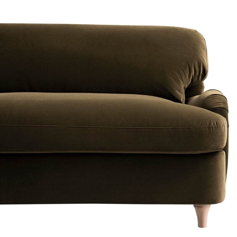 Daphnis Seaweed Velvet Sofa Bed, Loveseat - Image 18