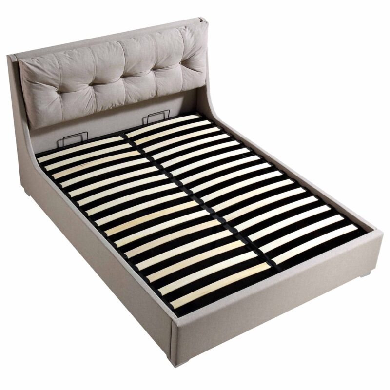 Hadley Stone Fabric Ottoman Storage Bed - Image 6