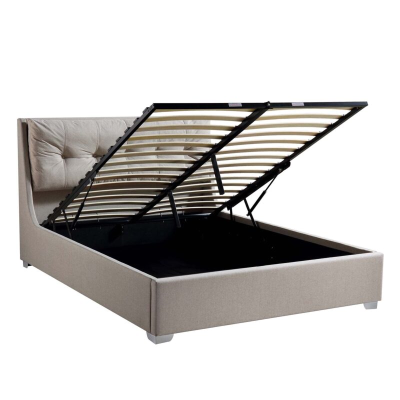 Hadley Stone Fabric Ottoman Storage Bed - Image 8