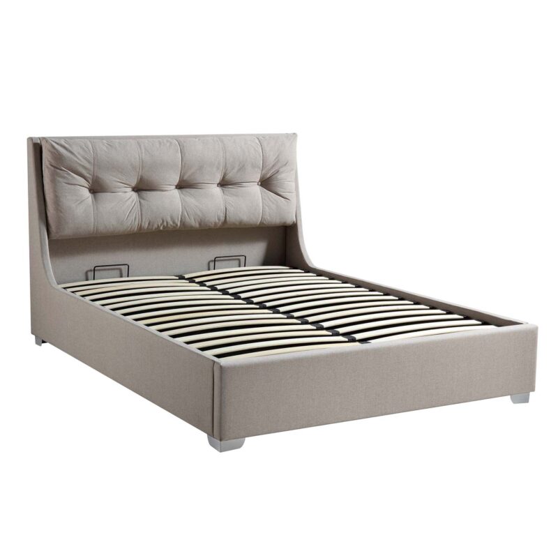 Hadley Stone Fabric Ottoman Storage Bed - Image 9
