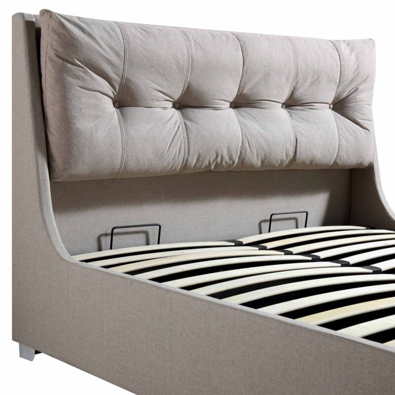 Hadley Stone Fabric Ottoman Storage Bed - Image 12