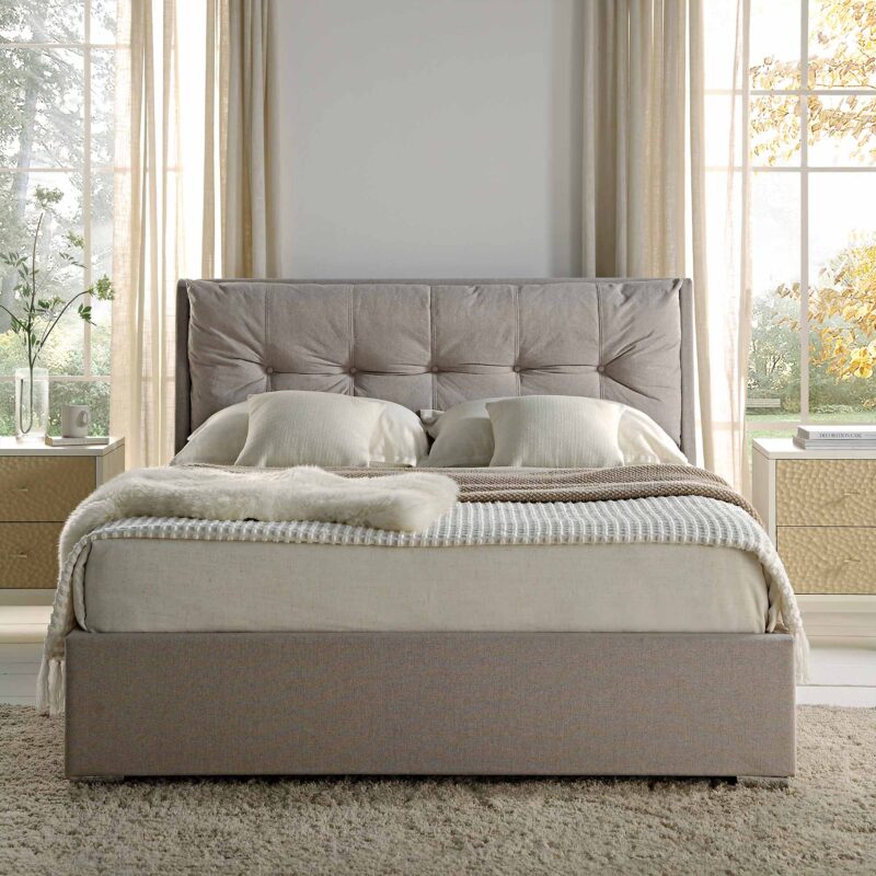 Hadley Stone Fabric Ottoman Storage Bed - Image 2