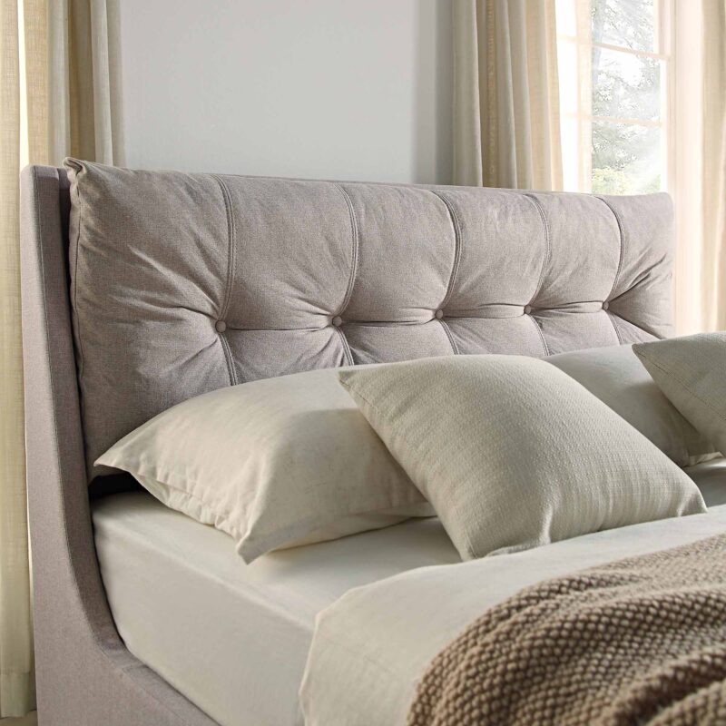 Hadley Stone Fabric Ottoman Storage Bed - Image 4