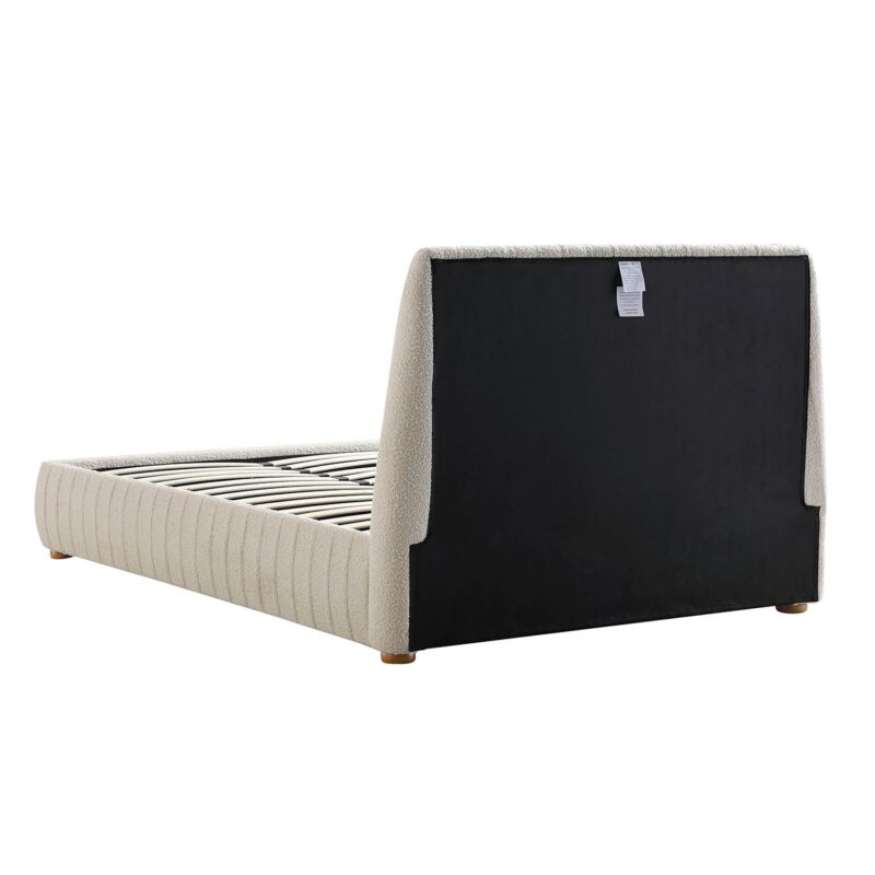 Helia Pleated Ottoman Storage Bed, Beige Boucle - Image 10