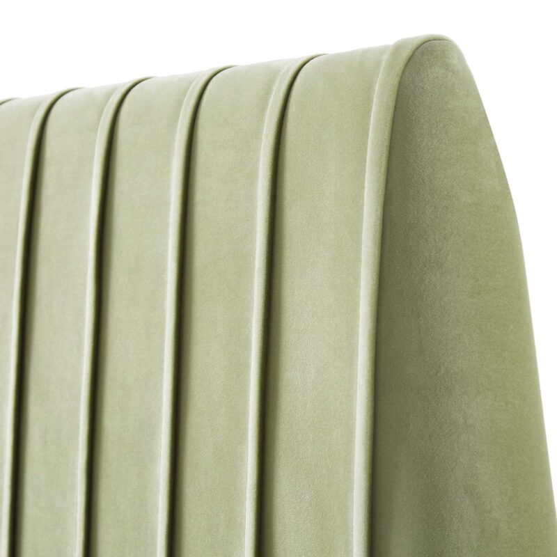 Helia Pleated Ottoman Storage Bed, Lichen Velvet - Image 13