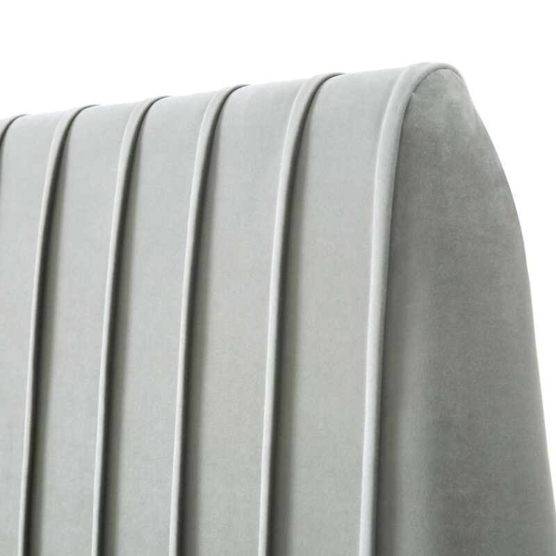 Helia Pleated Ottoman Storage Bed, Silver Grey Velvet - Image 13