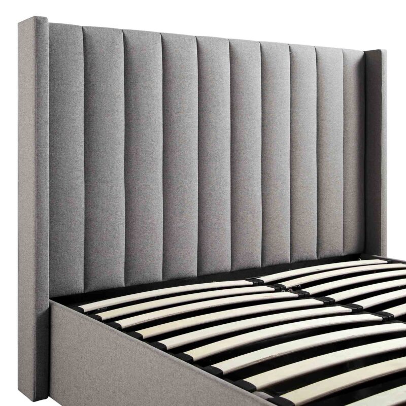 Wilton Grey Fabric Ottoman TV Bed - Image 15