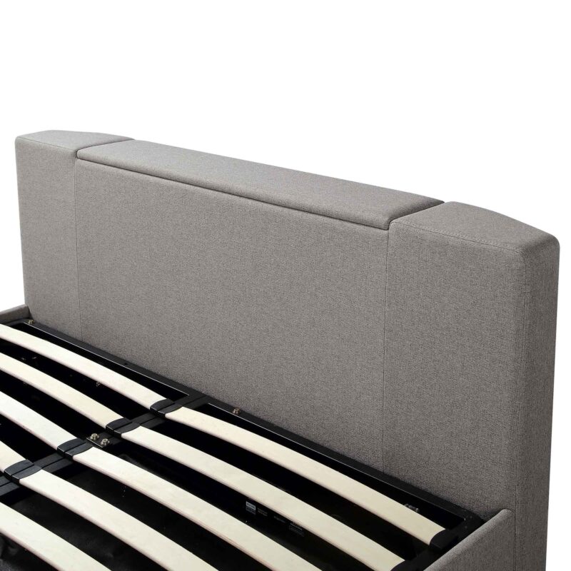 Wilton Grey Fabric Ottoman TV Bed - Image 17