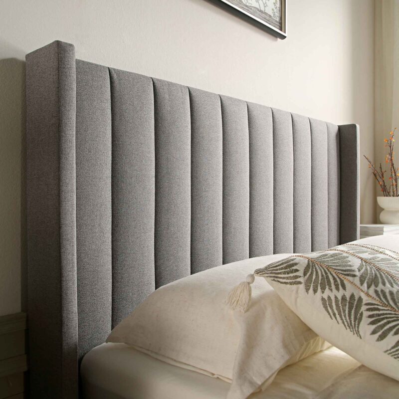 Wilton Grey Fabric Ottoman TV Bed - Image 6
