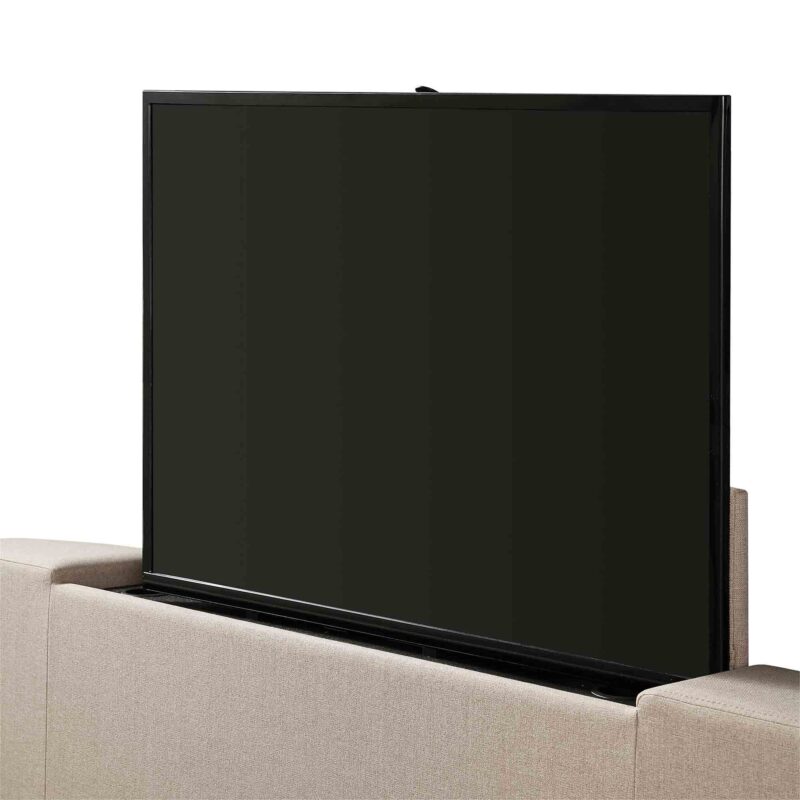 Wilton Warm Stone Fabric Ottoman TV Bed - Image 16