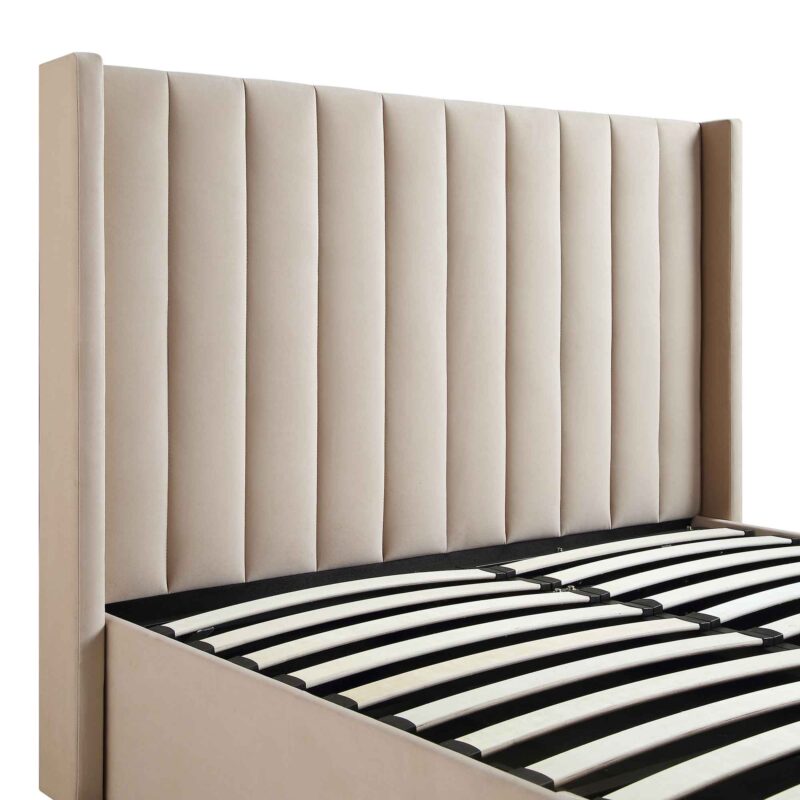 Wilton Champagne Velvet Ottoman TV Bed - Image 14