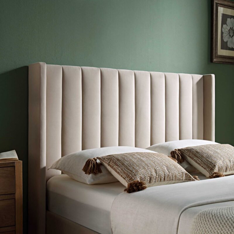 Wilton Champagne Velvet Ottoman TV Bed - Image 5