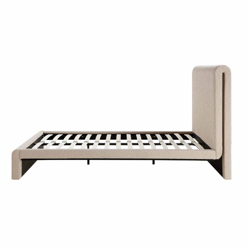 Hampstead Taupe Boucle Curved Bed - Image 7