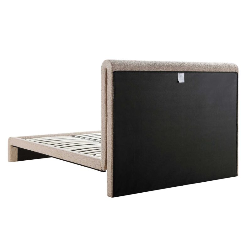 Hampstead Taupe Boucle Curved Bed - Image 8