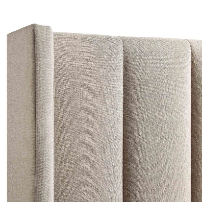 Wilton Warm Stone Fabric Ottoman Storage Bed - Image 12