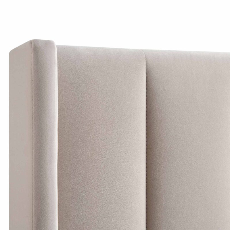 Wilton Champagne Velvet Ottoman Storage Bed - Image 12