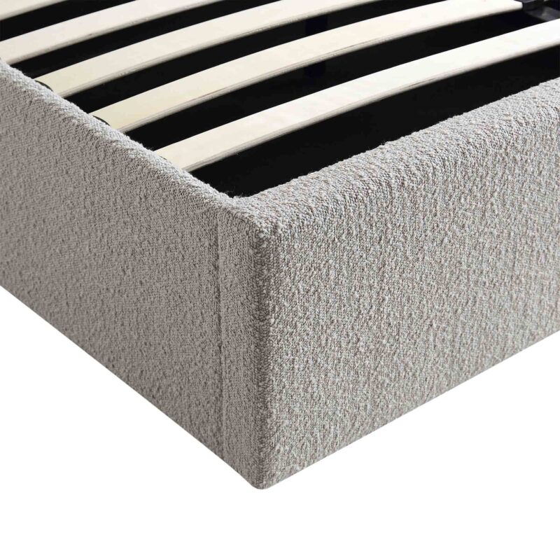Archer Grey Boucle Ottoman Storage Bed - Image 11