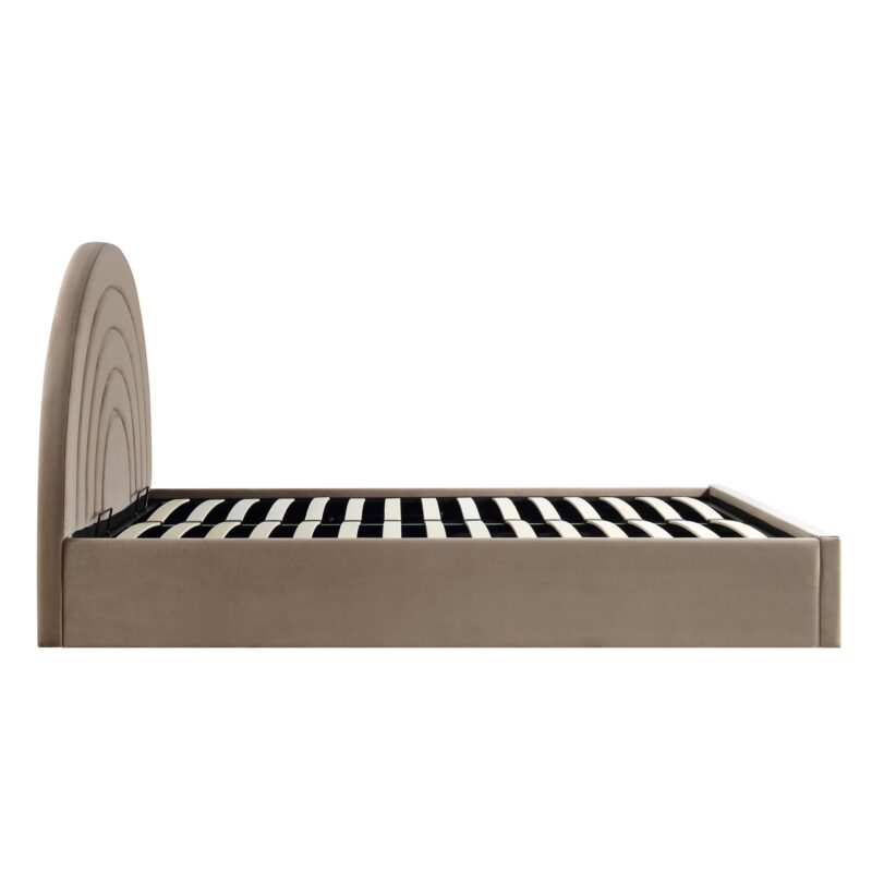 Archer Mink Velvet Ottoman Storage Bed - Image 10