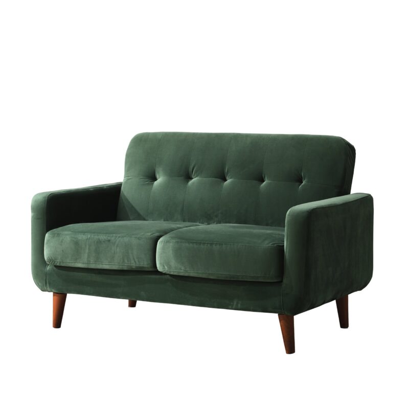 Clarence Sofa Range in Green Velvet - Image 9